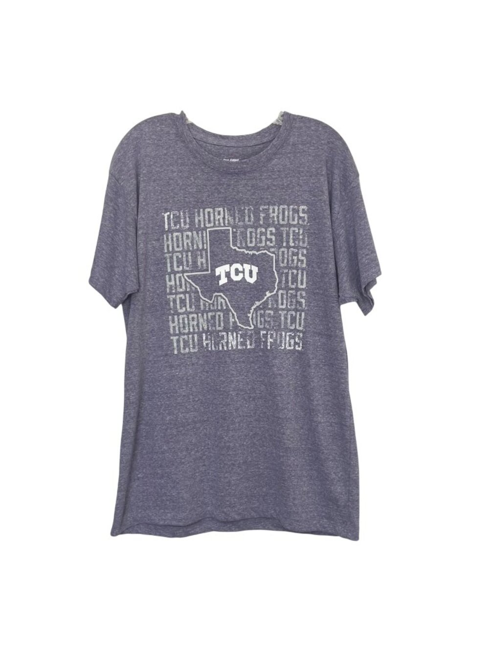 TCU Horned Frogs Tshirt Womens Large Purple New Pro Edge Fanwear